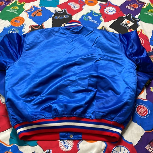 Vintage Starter Detroit Bad Boy Pistons Satin Jacket - Picture 2 of 4